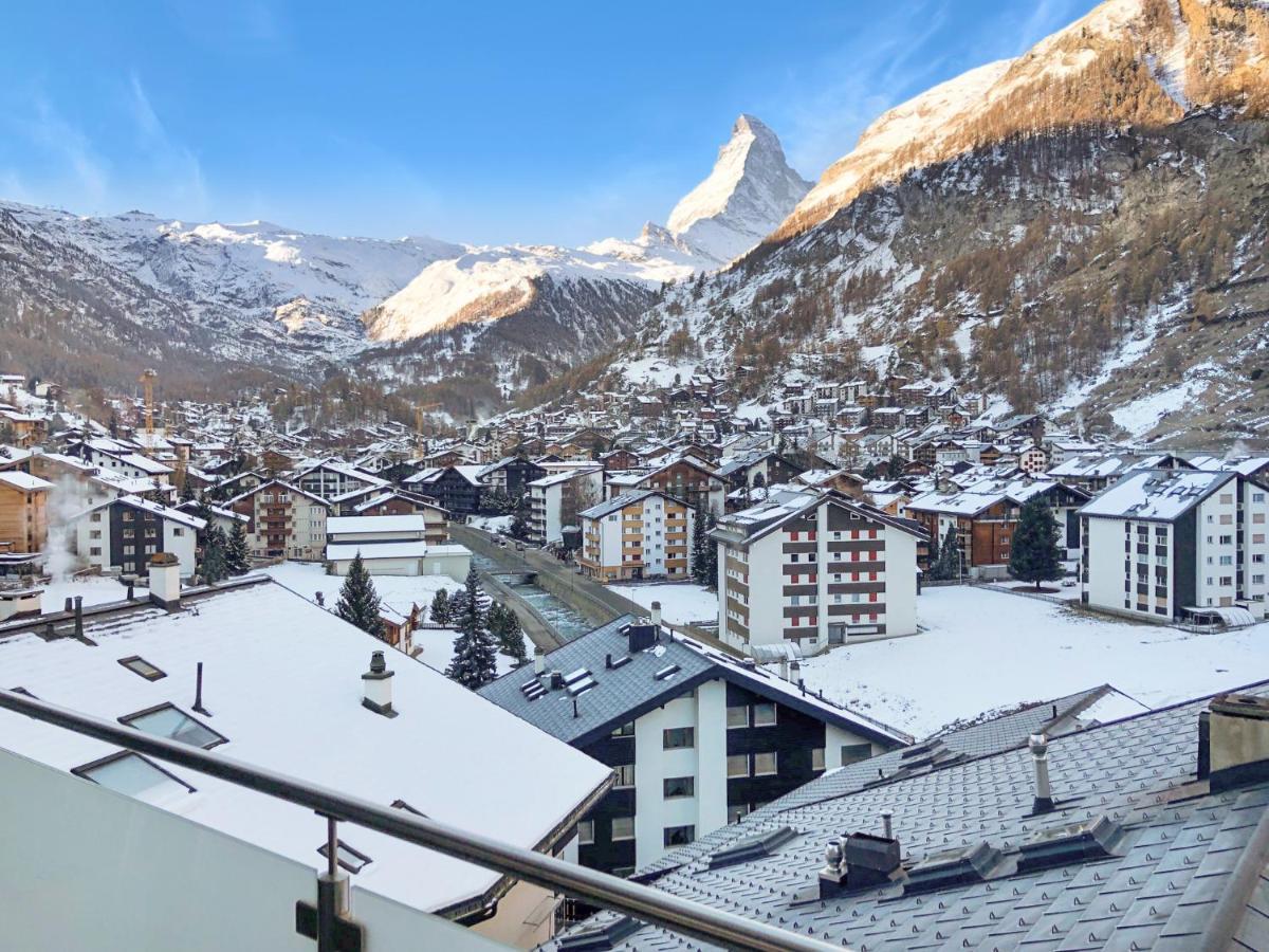 Wake Up To The Matterhorn Lägenhet Zermatt Exteriör bild